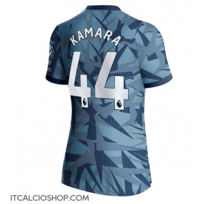 Aston Villa Boubacar Kamara #44 Terza Maglia Femmina 2023-24 Manica Corta